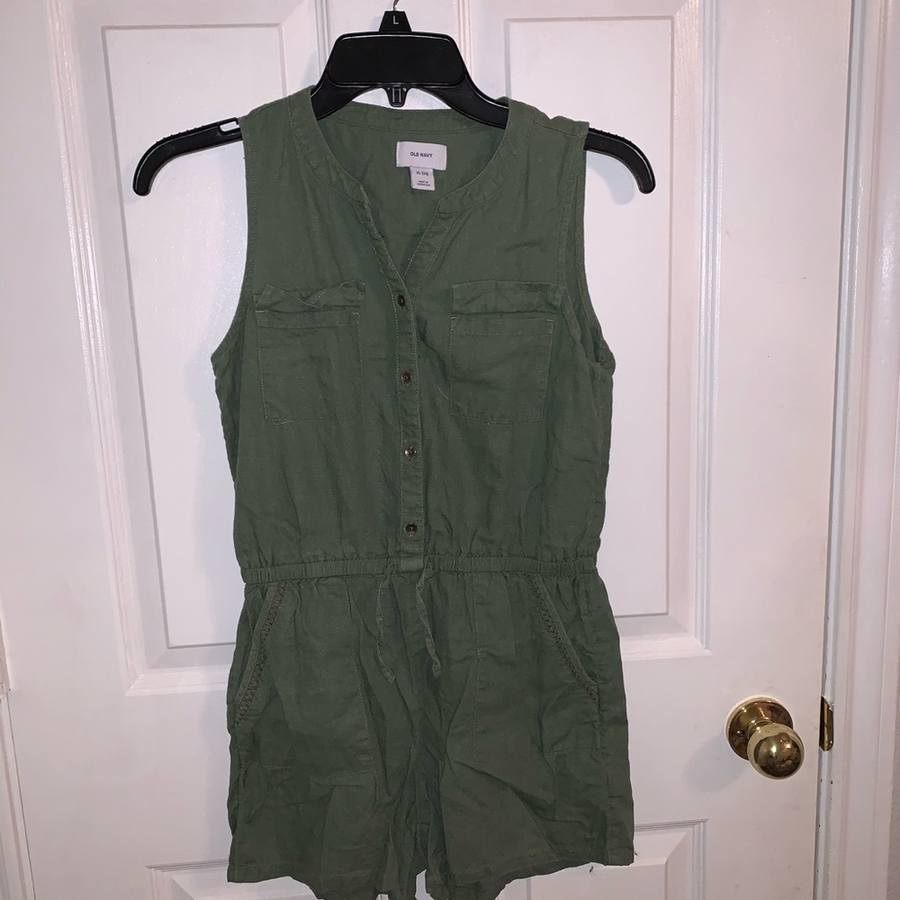 Forest Green Romper!!!
